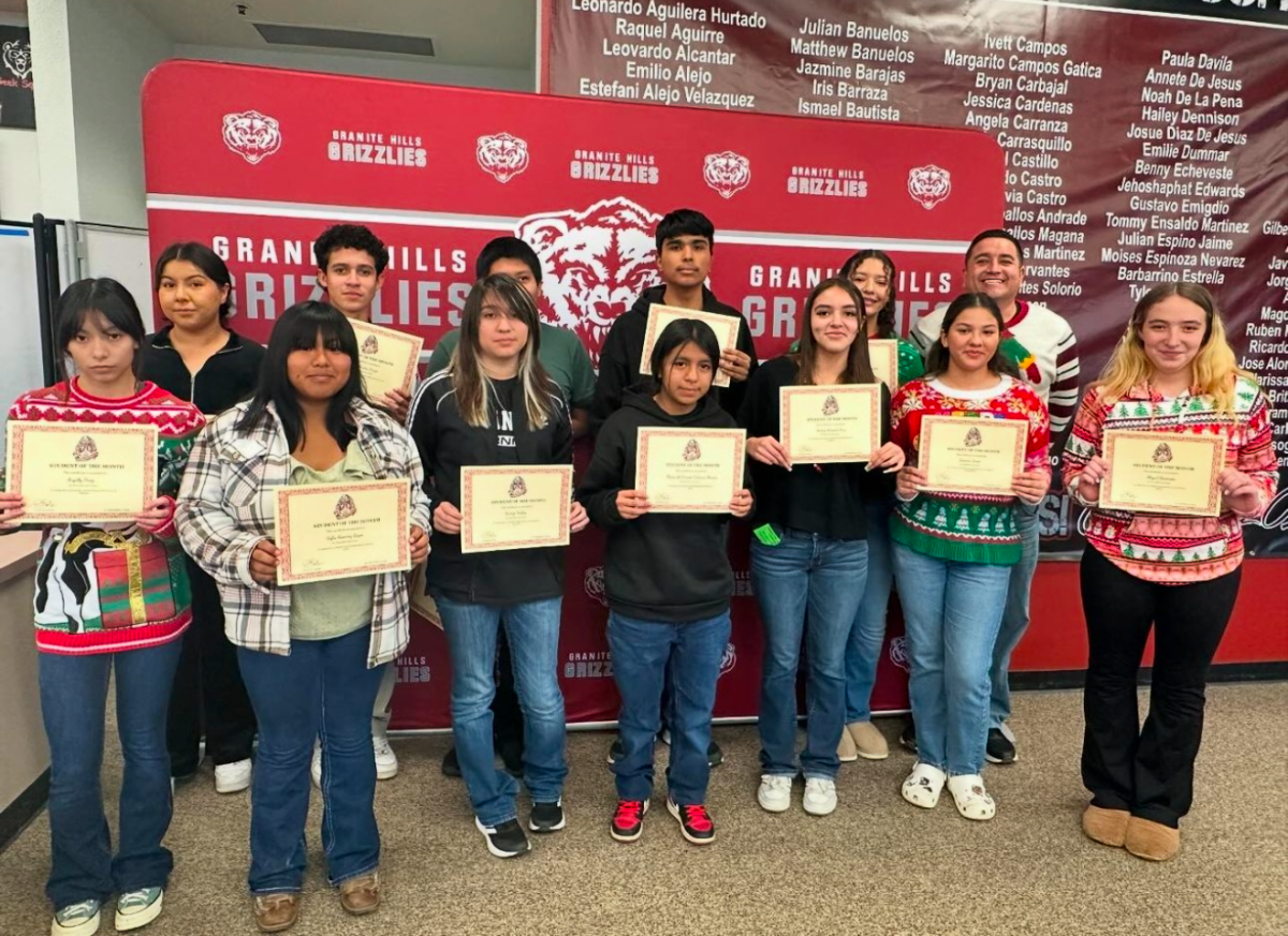 Granite Hills December Students of the Month